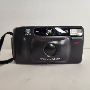Minolta Freedom AF 35 35mm Compact Point and Shoot Film Camera BATTERY TESTED